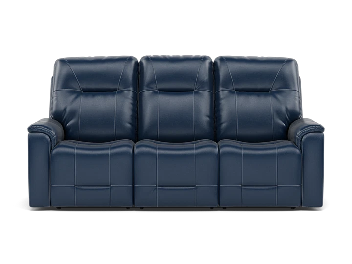 Matthew Leather Fully Loaded Zero Gravity Reclining Sofa With Hidden Cupholders